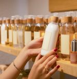 Bottles with dispensers for liquid soap